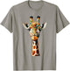Floral Aesthetic Giraffe Lover Shirt Giraffe T-Shirt - T-Shirt | Sand
