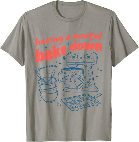 Funny Baking Humor Cottagecore Funny Backing Lovers T-Shirt - T-Shirt | Sand