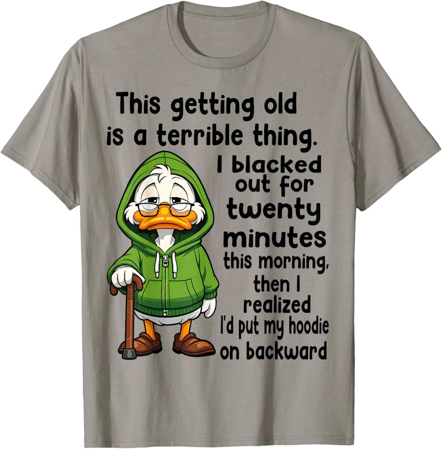 This Getting Old is a Terrible Thing I Blacked Out for 20 T-Shirt - T-Shirt | Sand
