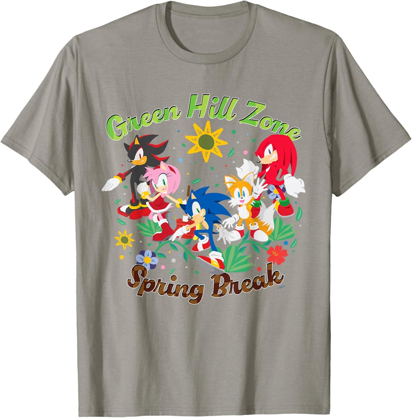 Sonic the Hedgehog Spring Break T-Shirt - T-Shirt | Sand
