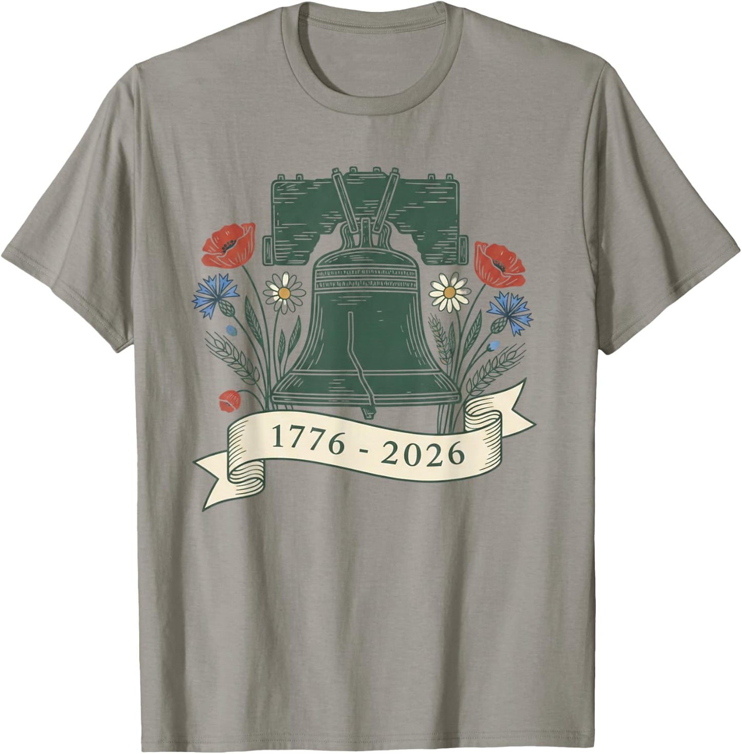 250th 4th of July American 250y 1776 2026 Independence Day T-Shirt - T-Shirt | Sand