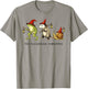 The Hullabaloo Committee Frog Opossum Snail Wizard Title T-Shirt - T-Shirt | Sand