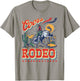 Vintage Rindsleder Reiten Coors Cowboys Western Country Rodeo T-Shirt - T-Shirt | Sand