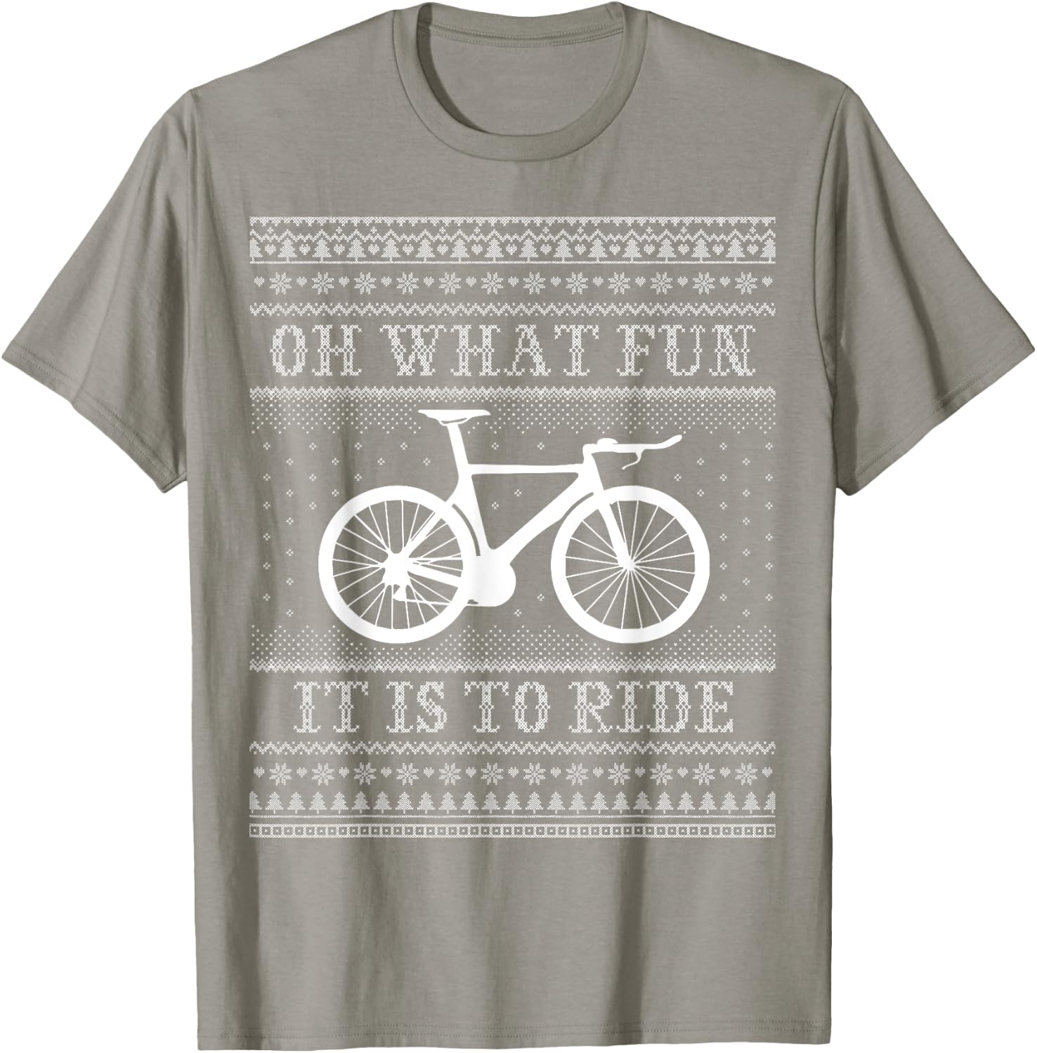 Oh What Fun It Is To Ride | Triathlon Bike ABN035 T-Shirt - T-Shirt | Sand