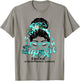 Support Squad Messy Bun Leopard Heterotaxy Syndrome T-Shirt - T-Shirt | Sand