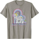 My Little Pony Starshine Retro 80's Pony Rainbow Logo T-Shirt - T-Shirt | Sand