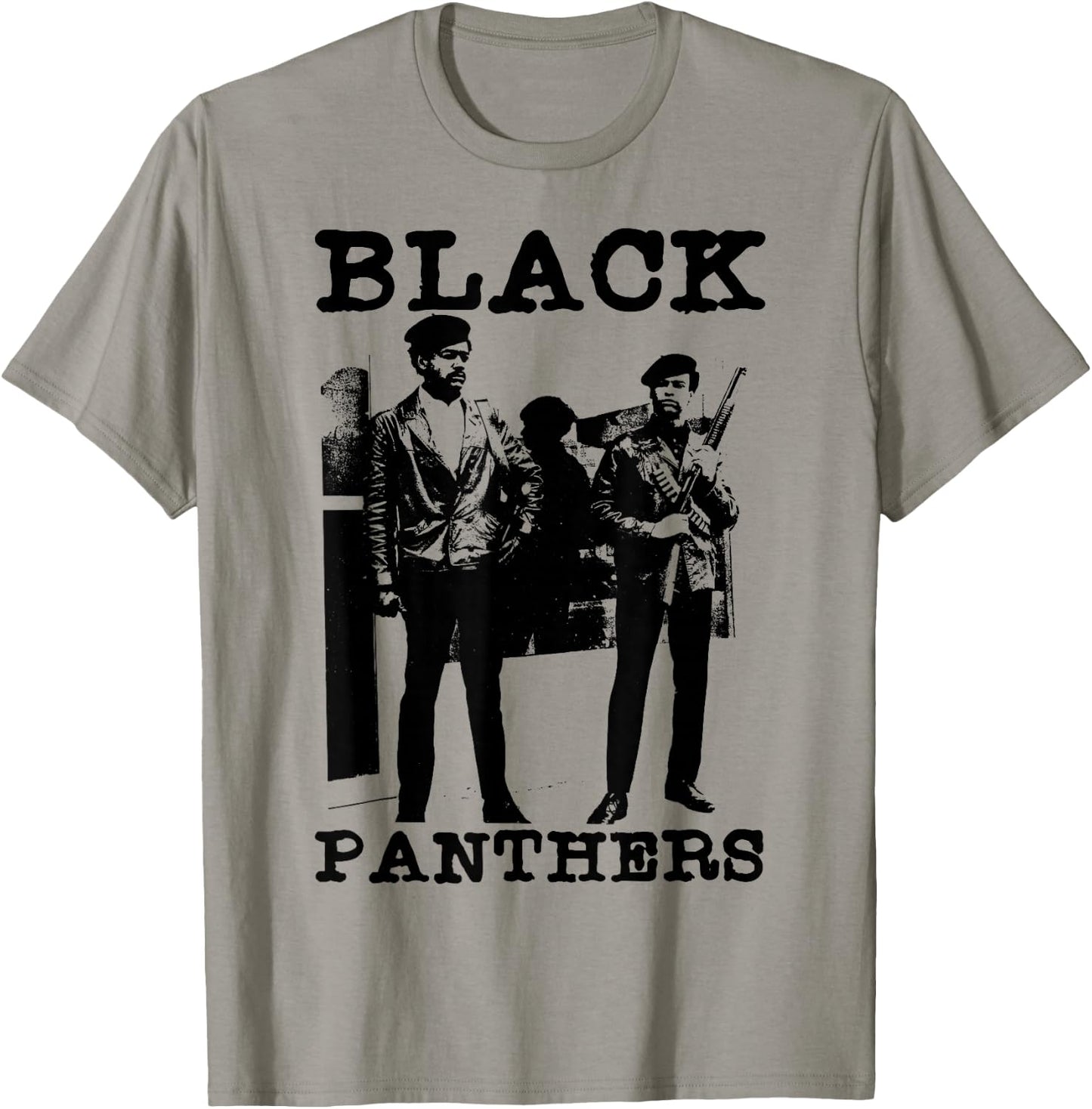 BPP Vintage Black History Self Defense Black Panthers Party T-Shirt - T-Shirt | Sand