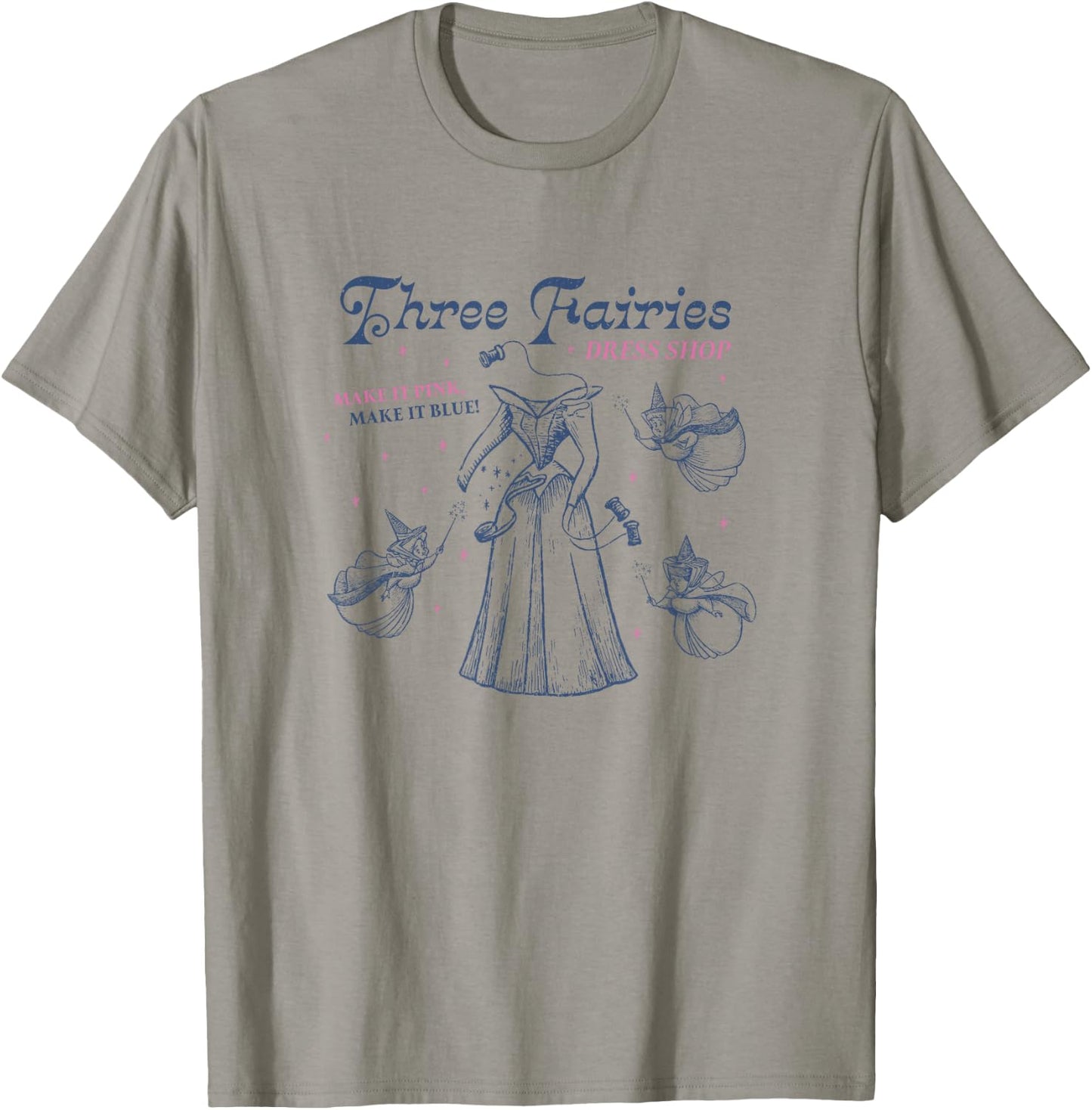 Disney Cinderella Three Fairies Making It Big Chest Poster T-Shirt - T-Shirt | Sand