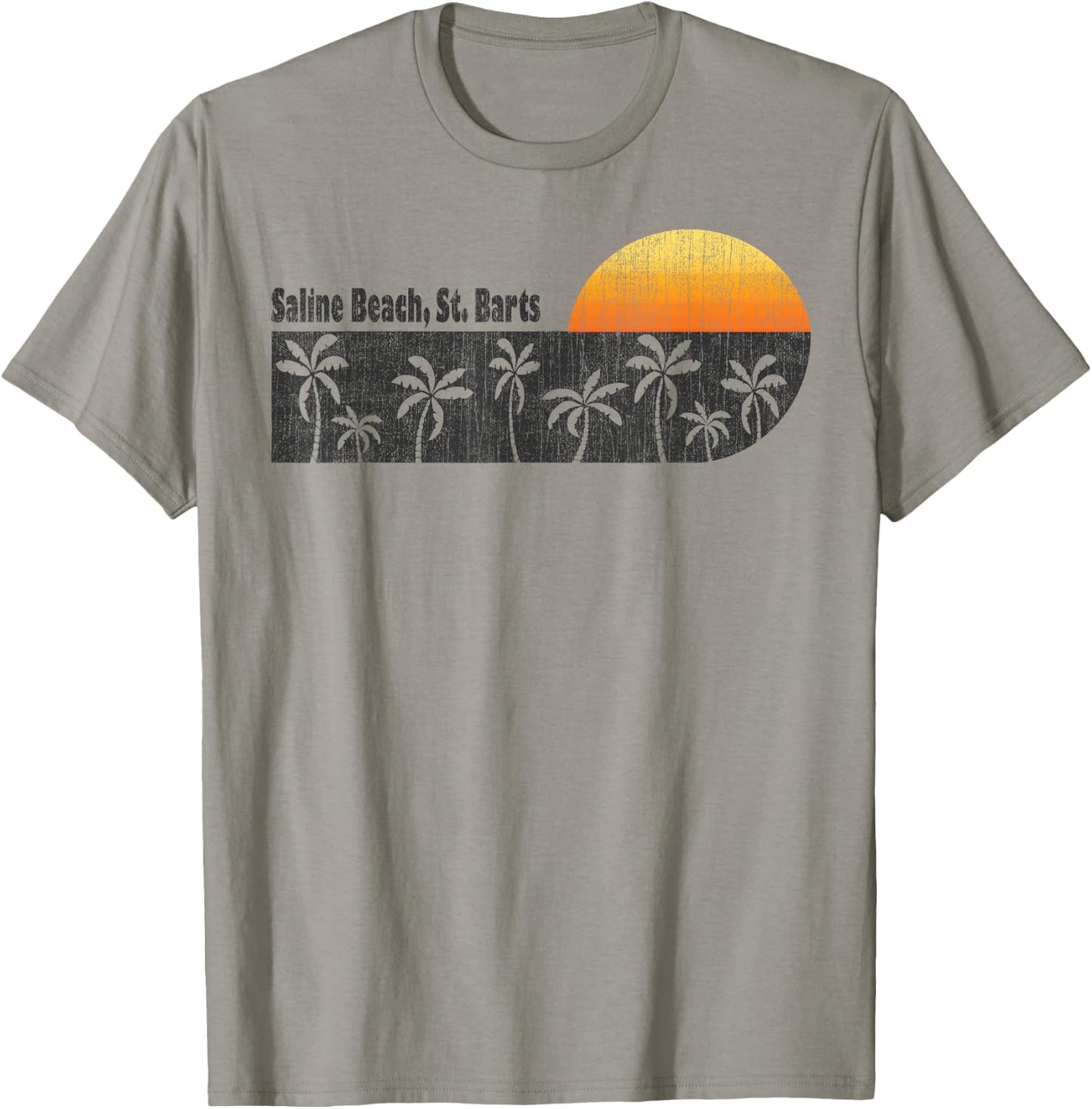 Retro Saline Beach St. Barts Naturalist Beach Women Kids T-Shirt - T-Shirt | Sand