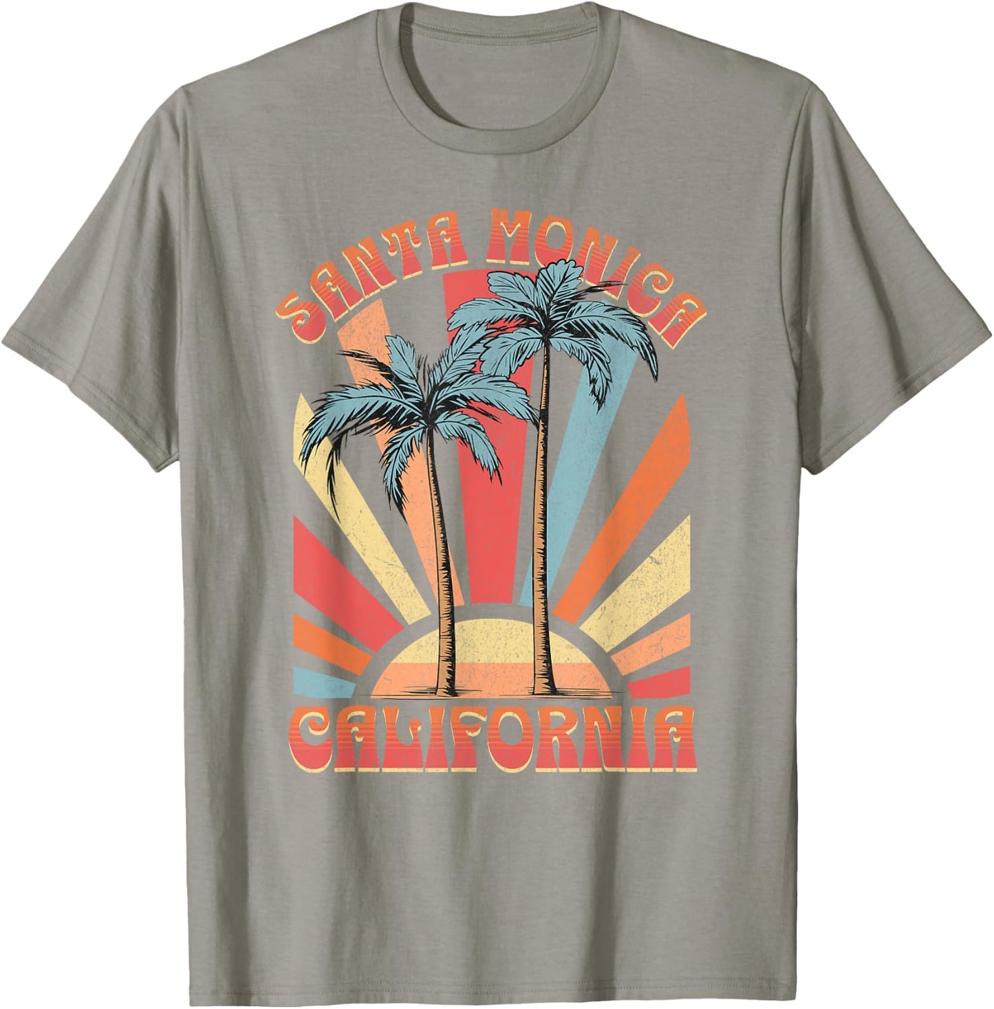 Santa Monica , white, S T-Shirt - T-Shirt | Sand