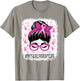 Physical Therapy In October We Wear Pink Women Breast Cancer T-Shirt - T-Shirt | Sand