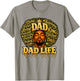 Retro Black Dad Life African American Fathers Day Juneteenth T-Shirt - T-Shirt | Sand
