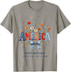 America 250th Birthday Wildflower 4th of July T-Shirt - T-Shirt | Sand