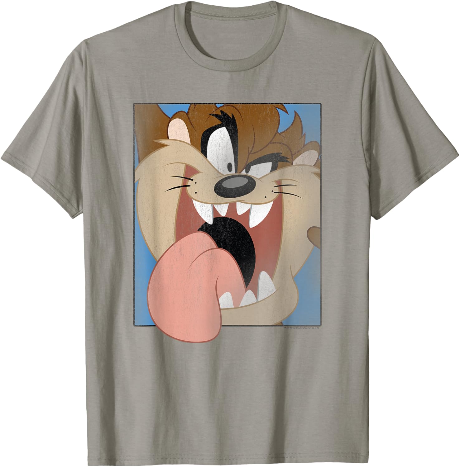 Looney Tunes Taz Closeup T-Shirt - T-Shirt | Sand