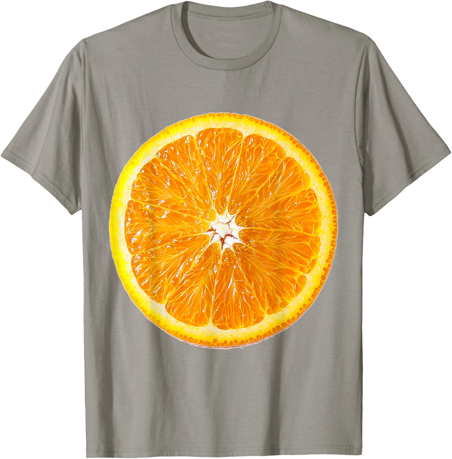 Orange Fruit Graphic Colourful Art Orange , White T-Shirt - T-Shirt | Sand