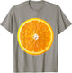 Orange Fruit Graphic Colourful Art Orange , White T-Shirt - T-Shirt | Sand