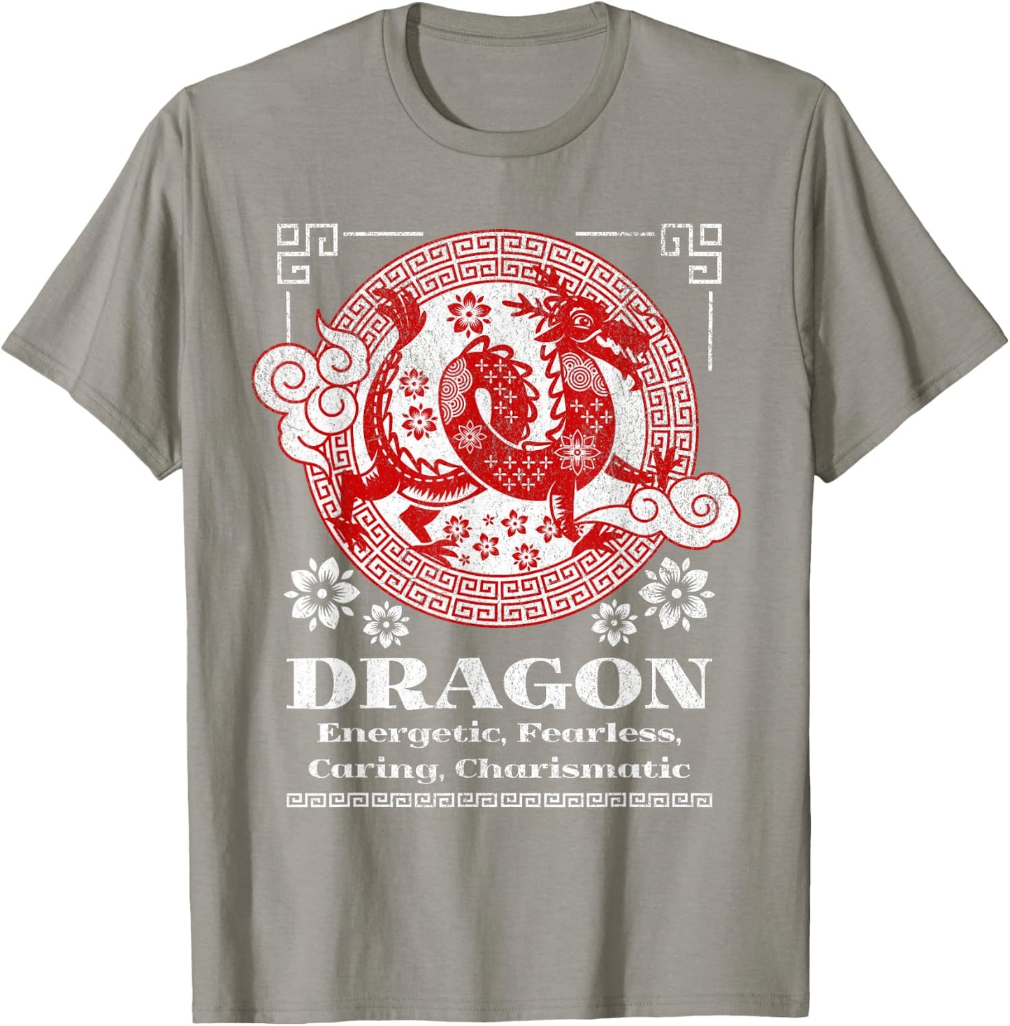 Chinese Zodiac Dragon Personality T-Shirt - T-Shirt | Sand