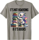 Book Dragon It's Not Hoarding if It's Books Sign Bookish T-Shirt - T-Shirt | Sand