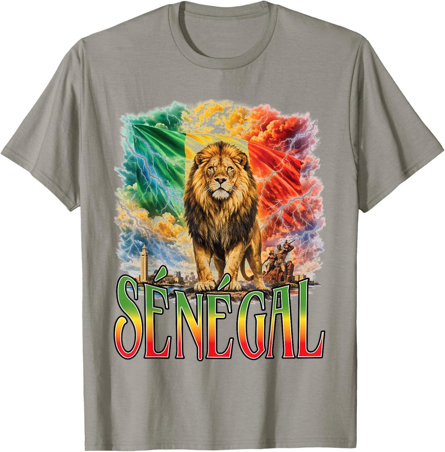 Senegal Bootleg Senegal Y2k T-Shirt - T-Shirt | Sand
