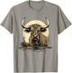 Retro Style Water Buffalo T-Shirt - T-Shirt | Sand