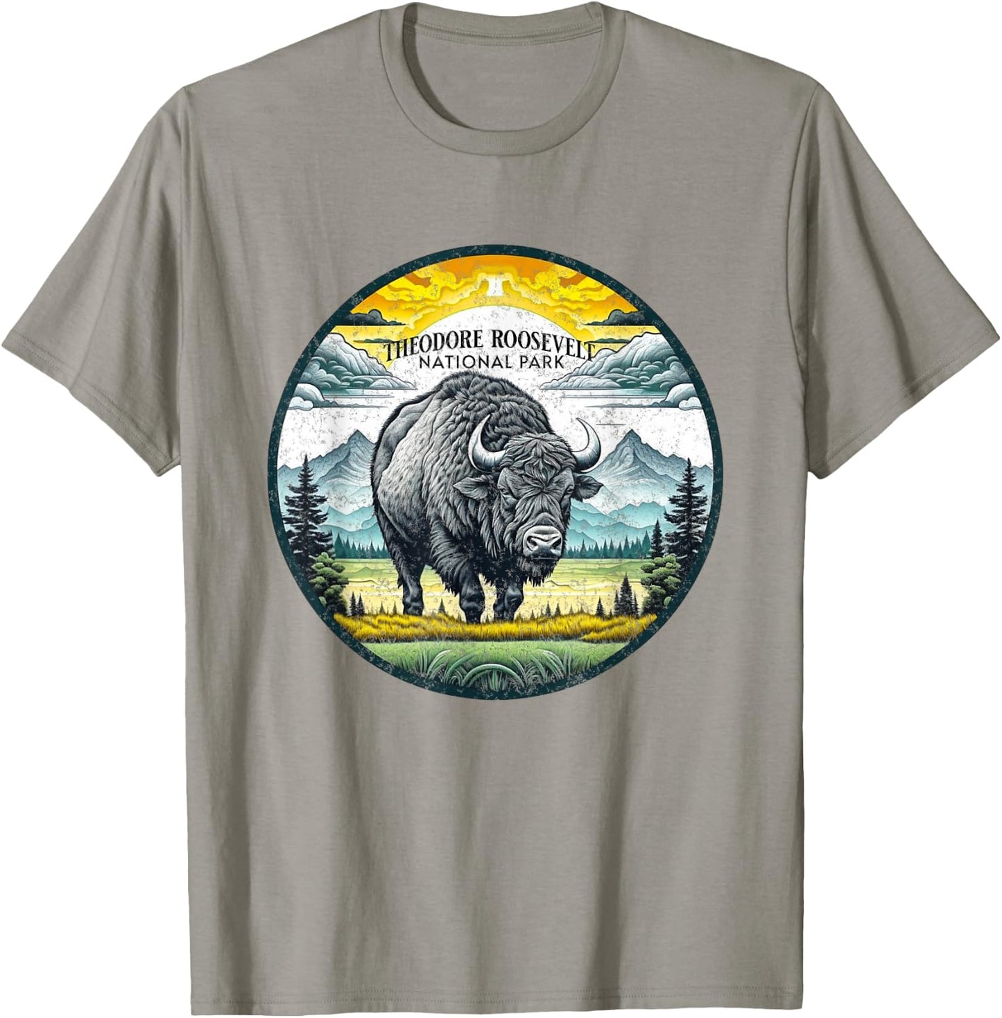 Theodore Roosevelt National Park T-Shirt - T-Shirt | Sand