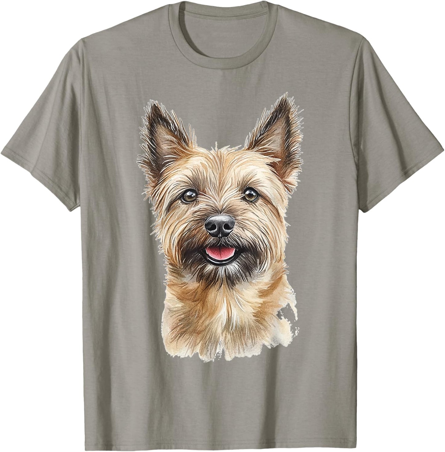 Cairn Terrier Dog Graphic Pet Artwork Cairn Terrier Men Women Kids T-Shirt - T-Shirt | Sand