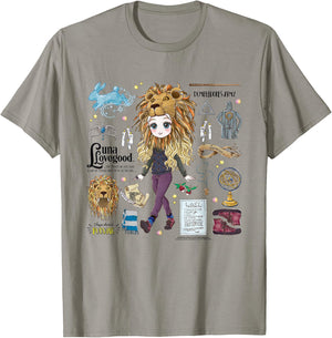 Harry Potter The Eccentric Luna Lovegood Small T-Shirt - T-Shirt | Sand