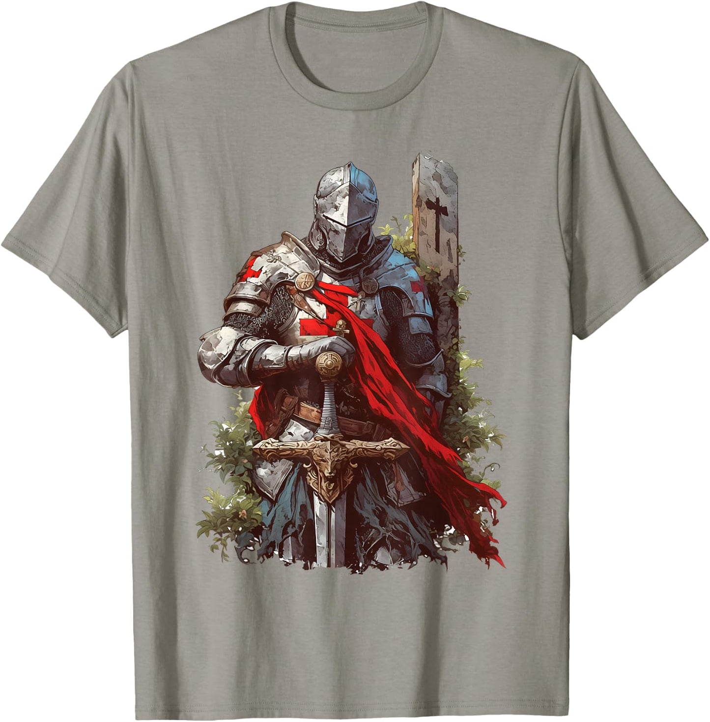 Hospitaller knight Medieval Templar T-Shirt - T-Shirt | Sand
