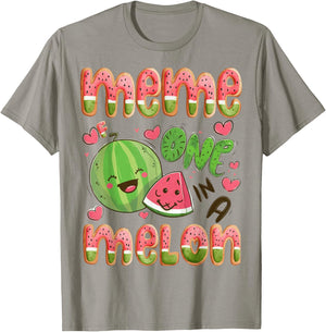 Meme Of One In A Melon 1St Birthday Watermelon Bday Party T-Shirt - T-Shirt | Sand