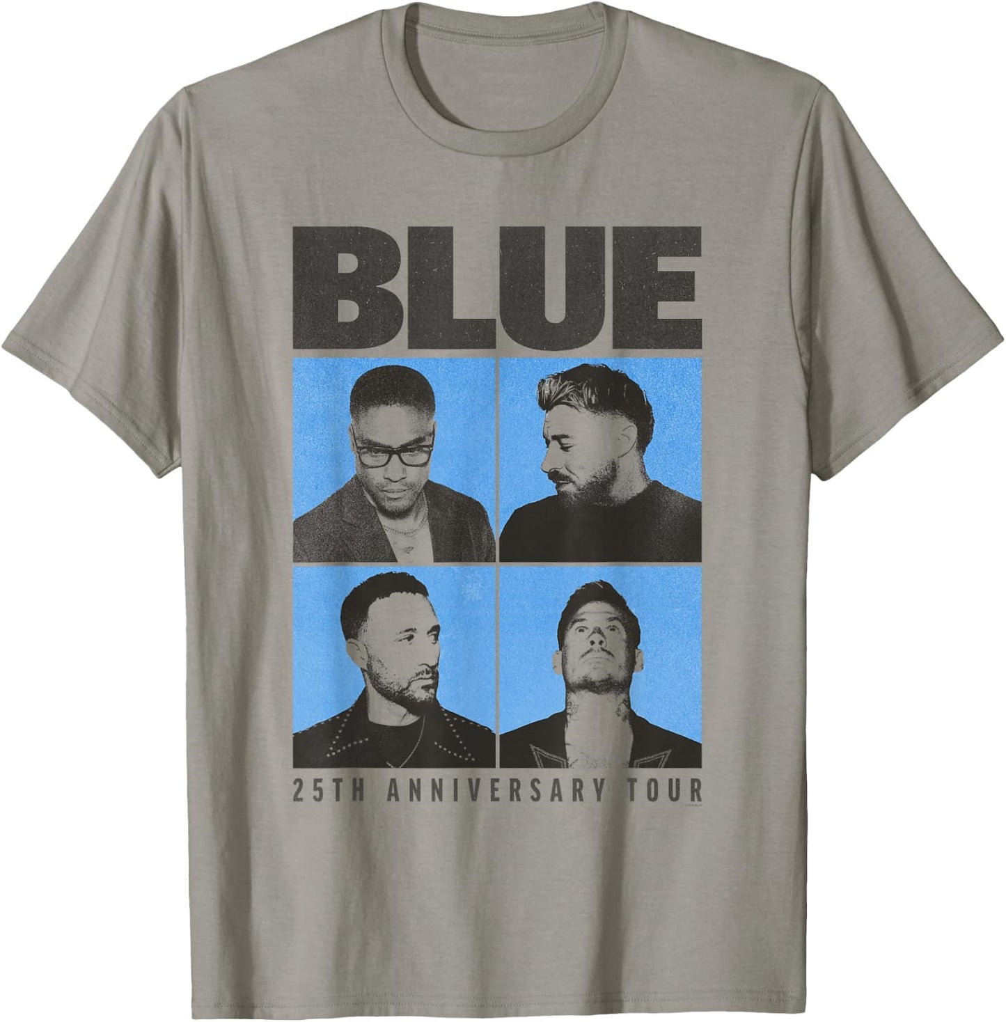 Blue Photo Window 25th Anniverssary T-Shirt - T-Shirt | Sand