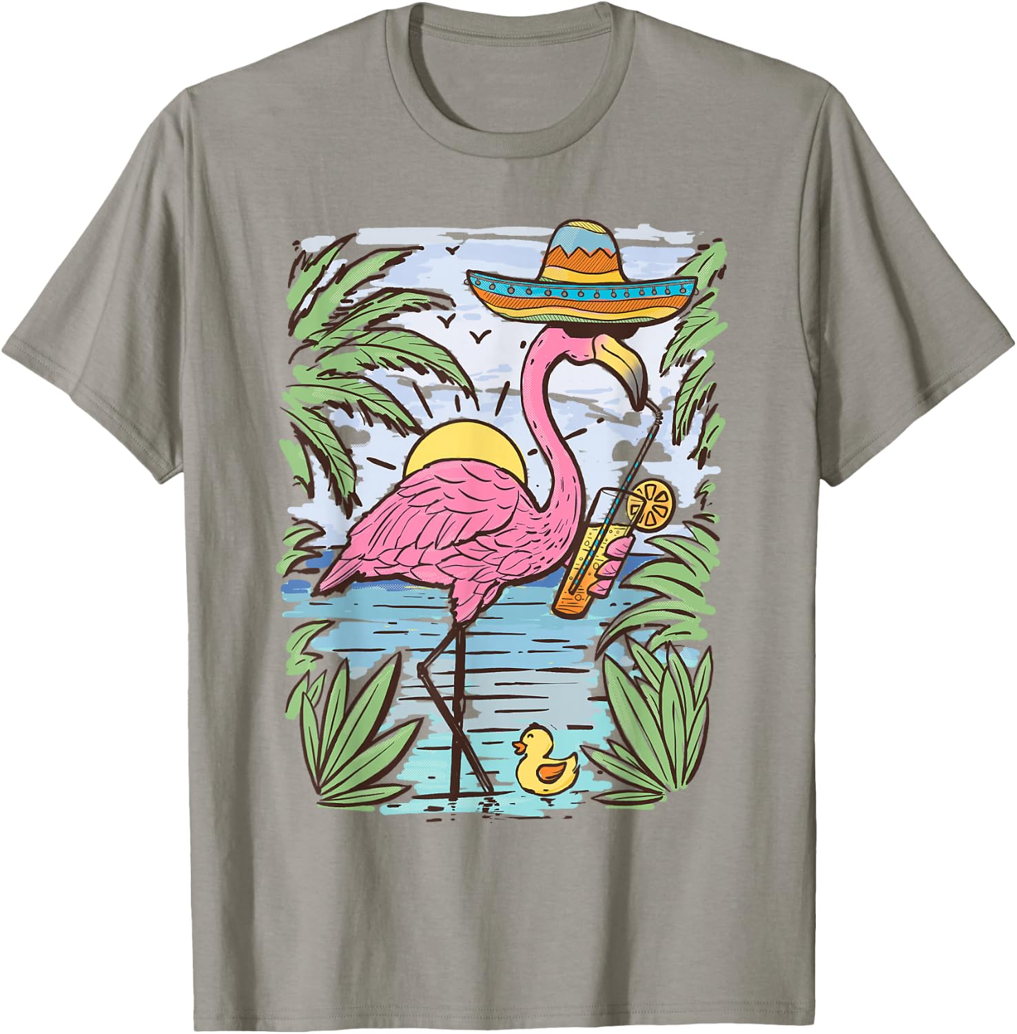 Flamingo T-Shirt - T-Shirt | Sand
