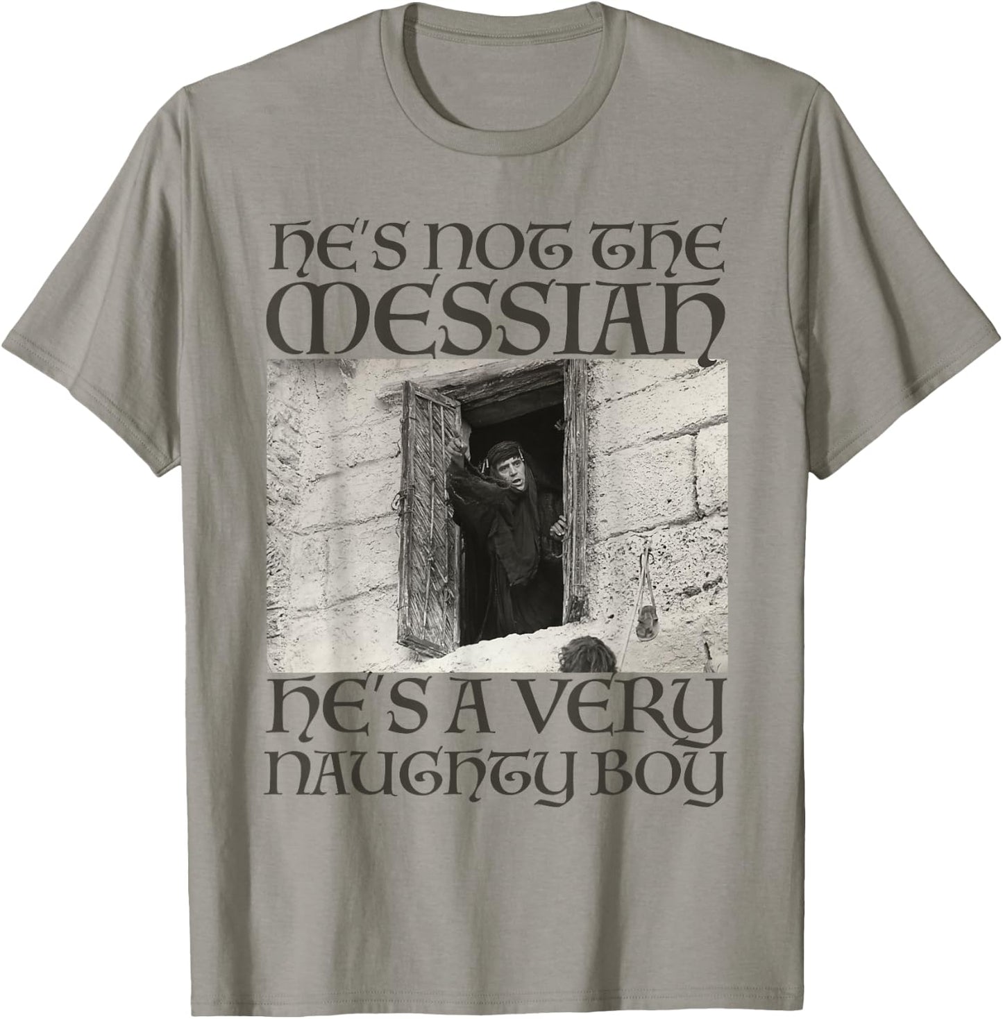 Monty Python Offizieller Messiah Naughty Boy T-Shirt - T-Shirt | Sand