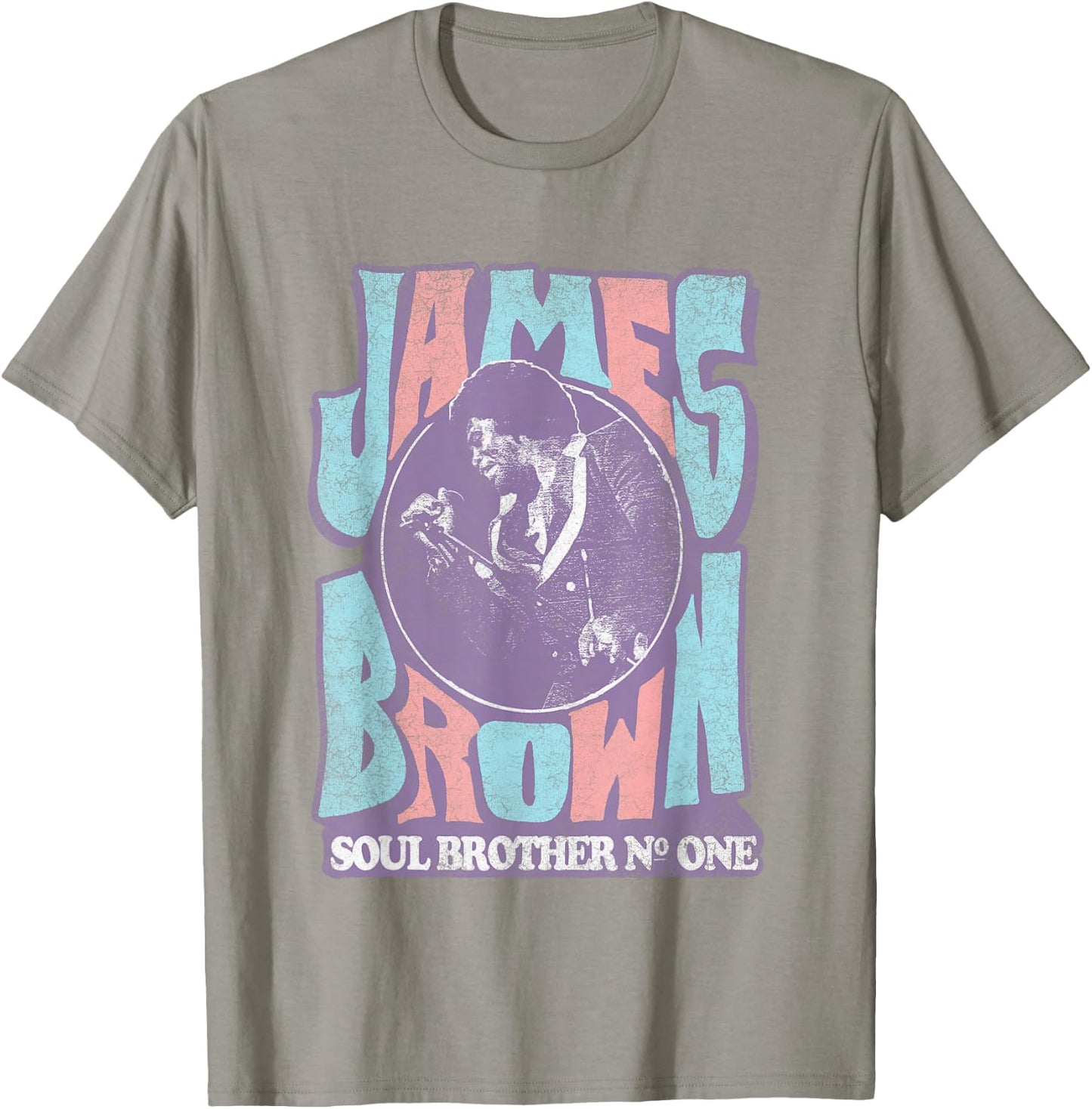 James Brown Soul Brother Number One T-Shirt - T-Shirt | Sand