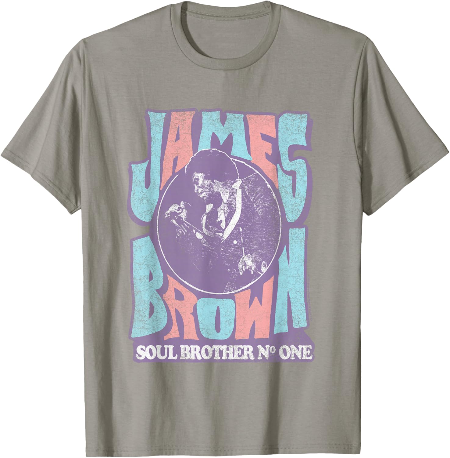 James Brown Soul Brother Number One T-Shirt - T-Shirt | Sand