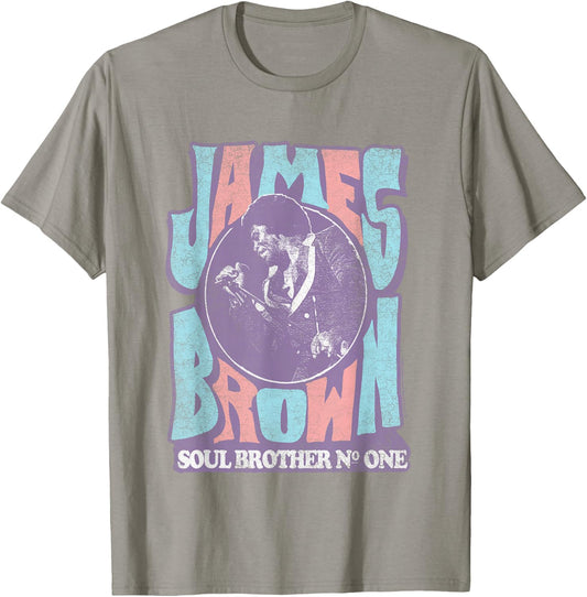 James Brown Soul Brother Number One T-Shirt - T-Shirt | Sand