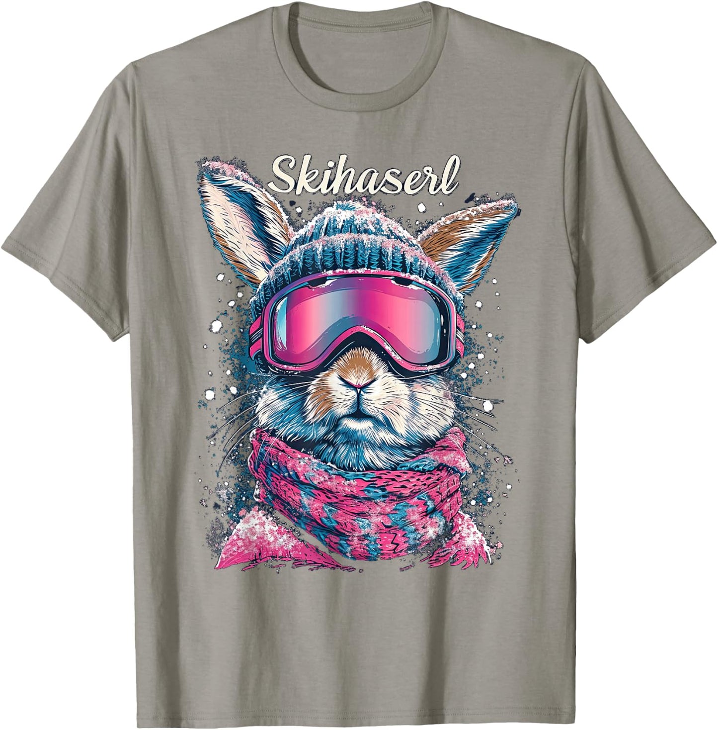 Skihaserl Apres Ski Haserl Skier Winter Women's , White T-Shirt - T-Shirt | Sand