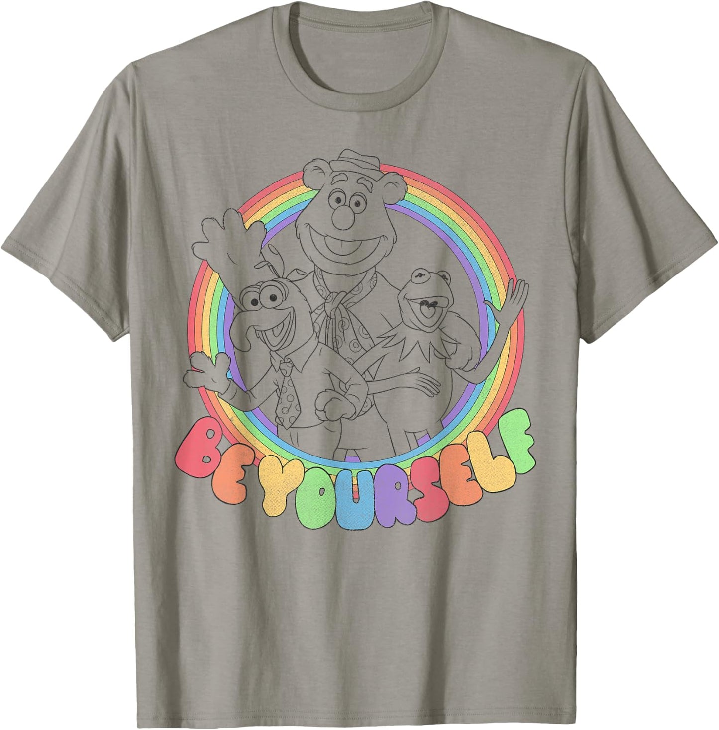 Disney The Muppets Be Yourself Rainbow T-Shirt - T-Shirt | Sand