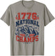 1776 National Champs Funny Patriotic Founding Fathers USA T-Shirt - T-Shirt | Sand