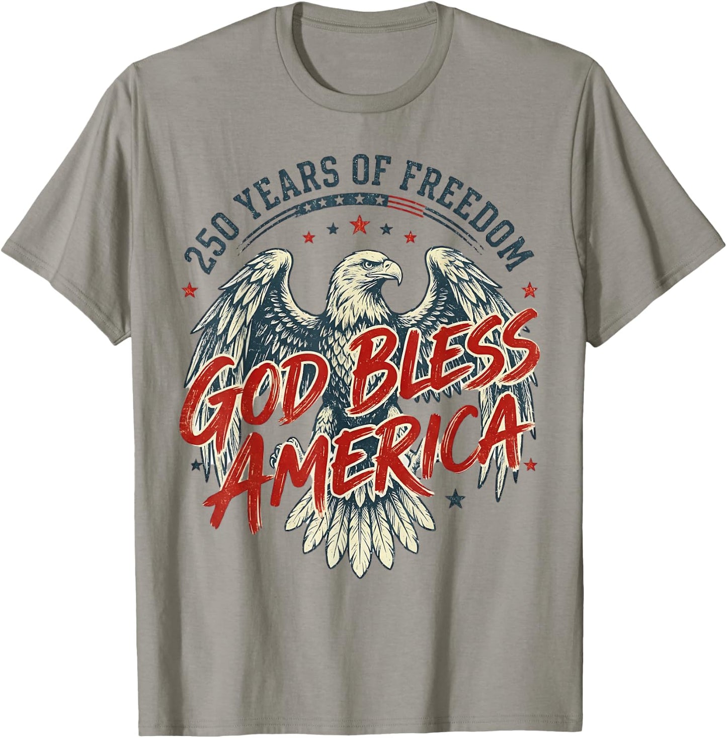 250 Years of Freedom American Anniversary USA 250th Birthday T-Shirt - T-Shirt | Sand