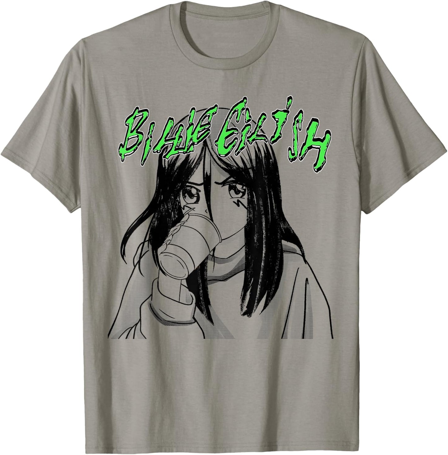 Offizieller Billie Eilish Coffee Animiert T-Shirt - T-Shirt | Sand
