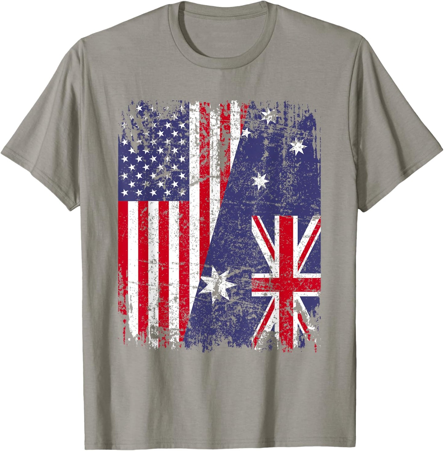 AUSTRALIAN ROOTS | Half American Flag | AUSTRALIA Kids Men T-Shirt - T-Shirt | Sand