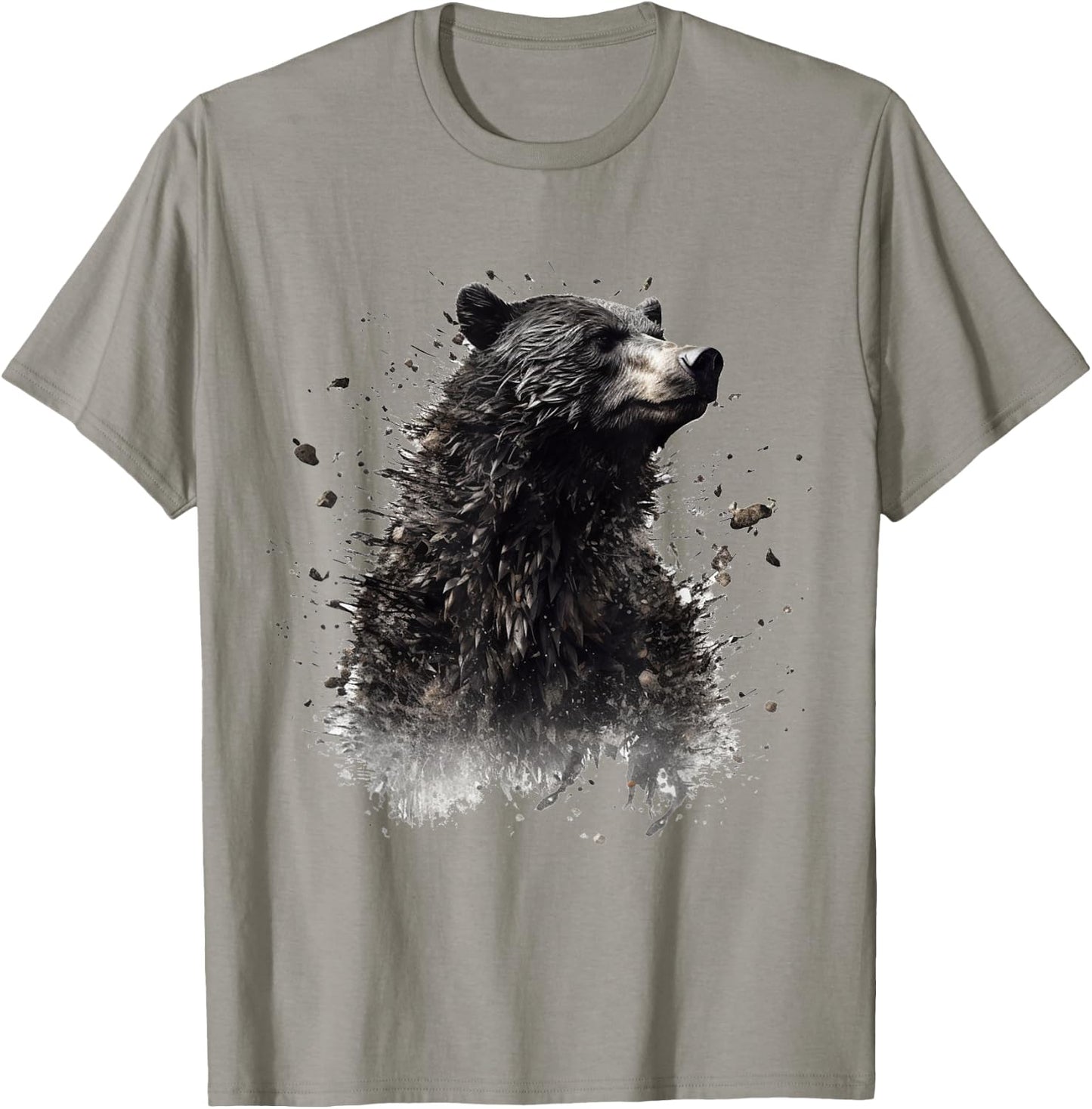 Bear - Animal Art Forest Animals Bear T-Shirt - T-Shirt | Sand