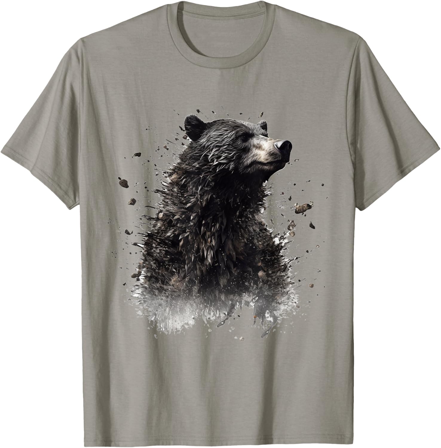 Bear - Animal Art Forest Animals Bear T-Shirt - T-Shirt | Sand