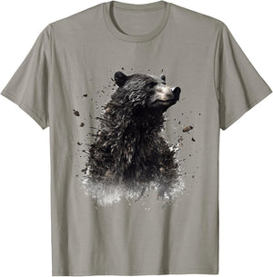 Bear - Animal Art Forest Animals Bear T-Shirt - T-Shirt | Sand