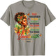 Juneteenth I am The Storm Black Women Black History Month T-Shirt - T-Shirt | Sand