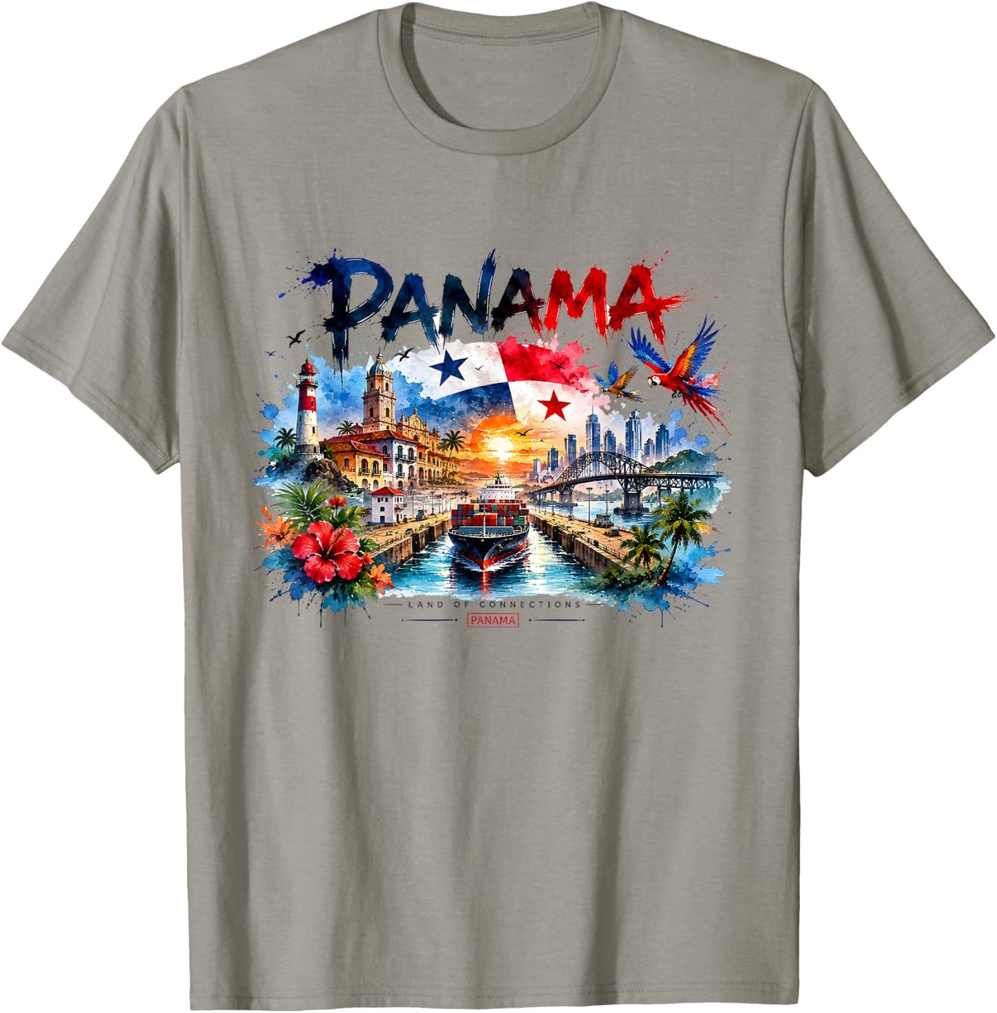 Panama Flag , Panamanian , Panama Flag T-Shirt - T-Shirt | Sand
