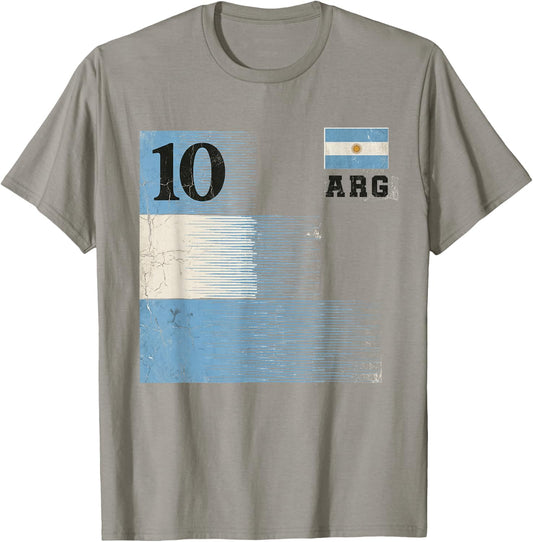 Argentina Flag Argentina Gift Hispanic Heritage Argentinian T-Shirt - T-Shirt | Sand
