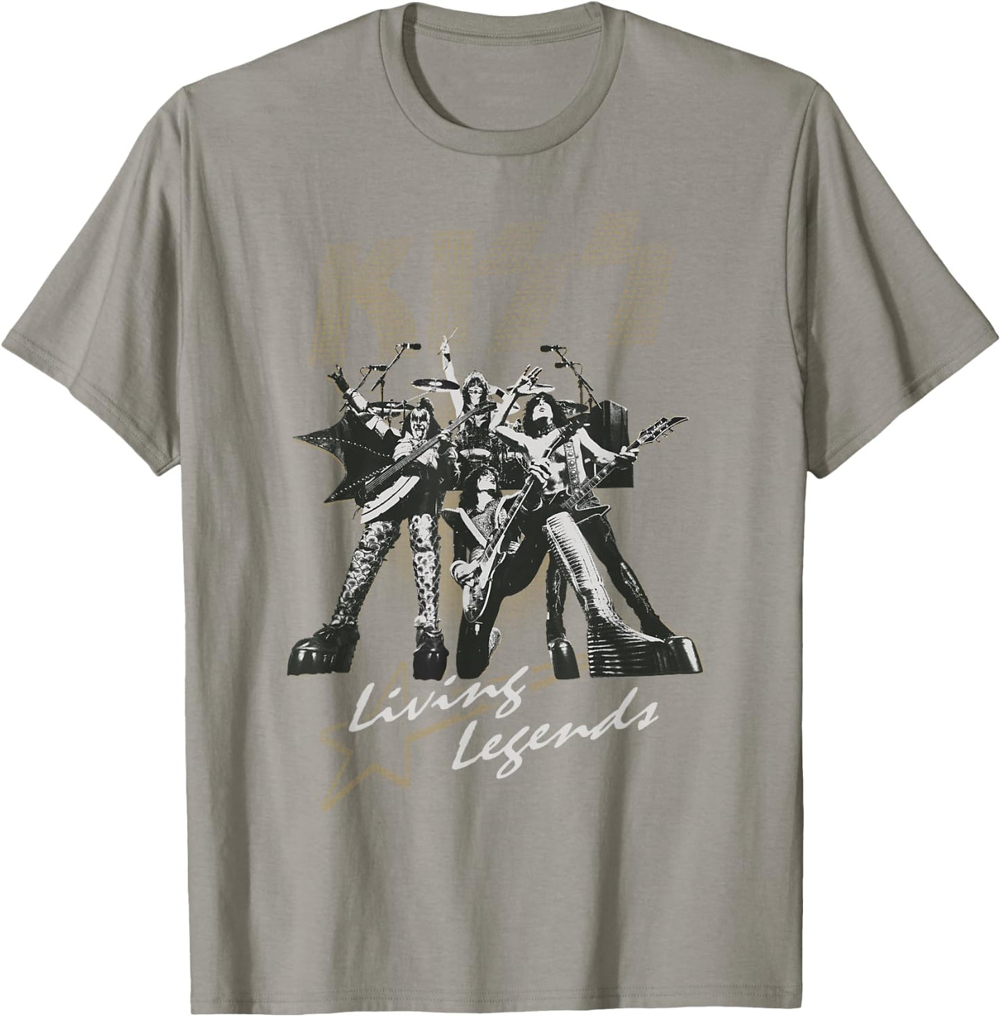 KISS - Lightning Legends (White) T-Shirt - T-Shirt | Sand