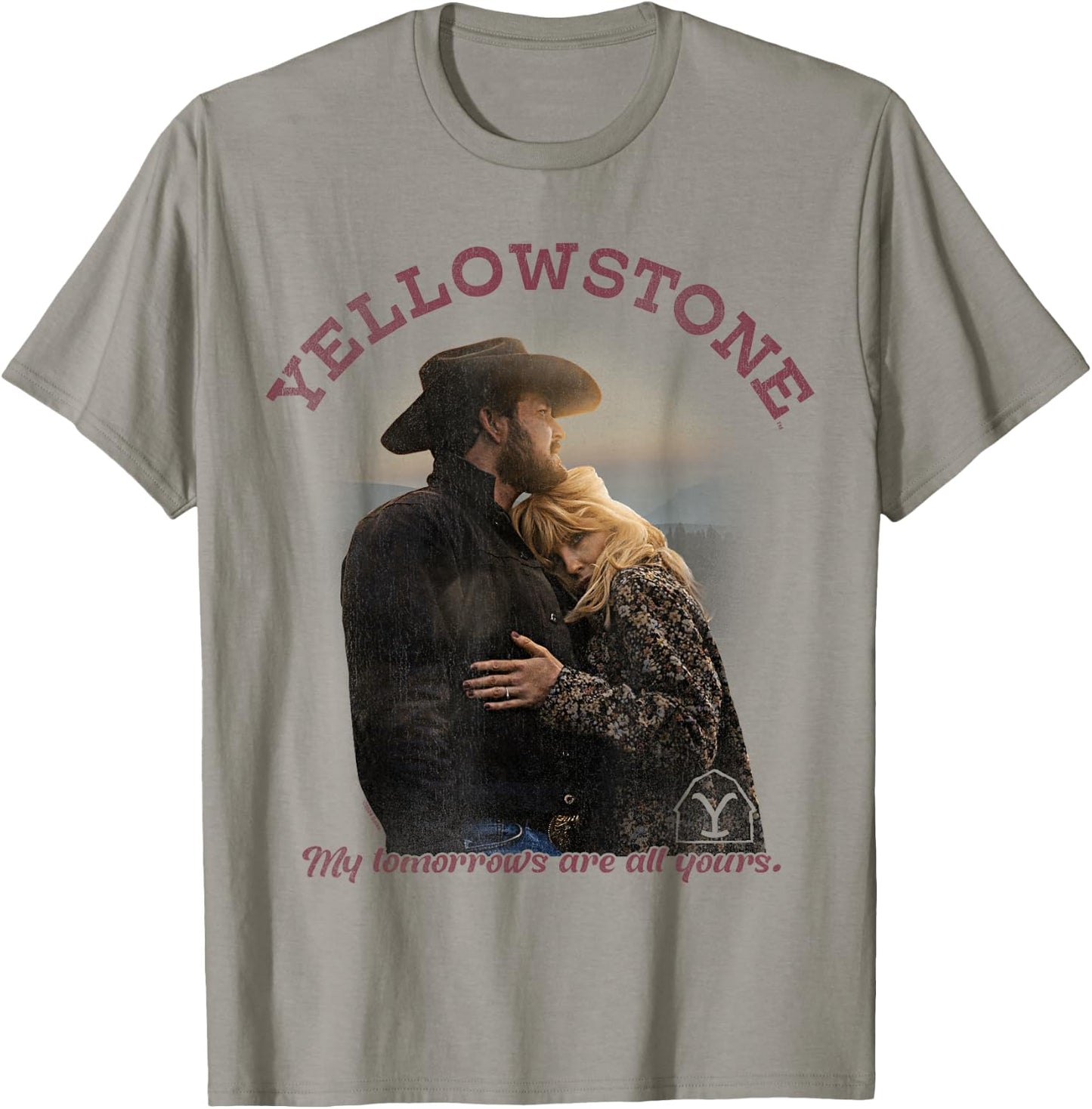 Yellowstone Beth and Rip Tomorrows , white, S T-Shirt - T-Shirt | Sand