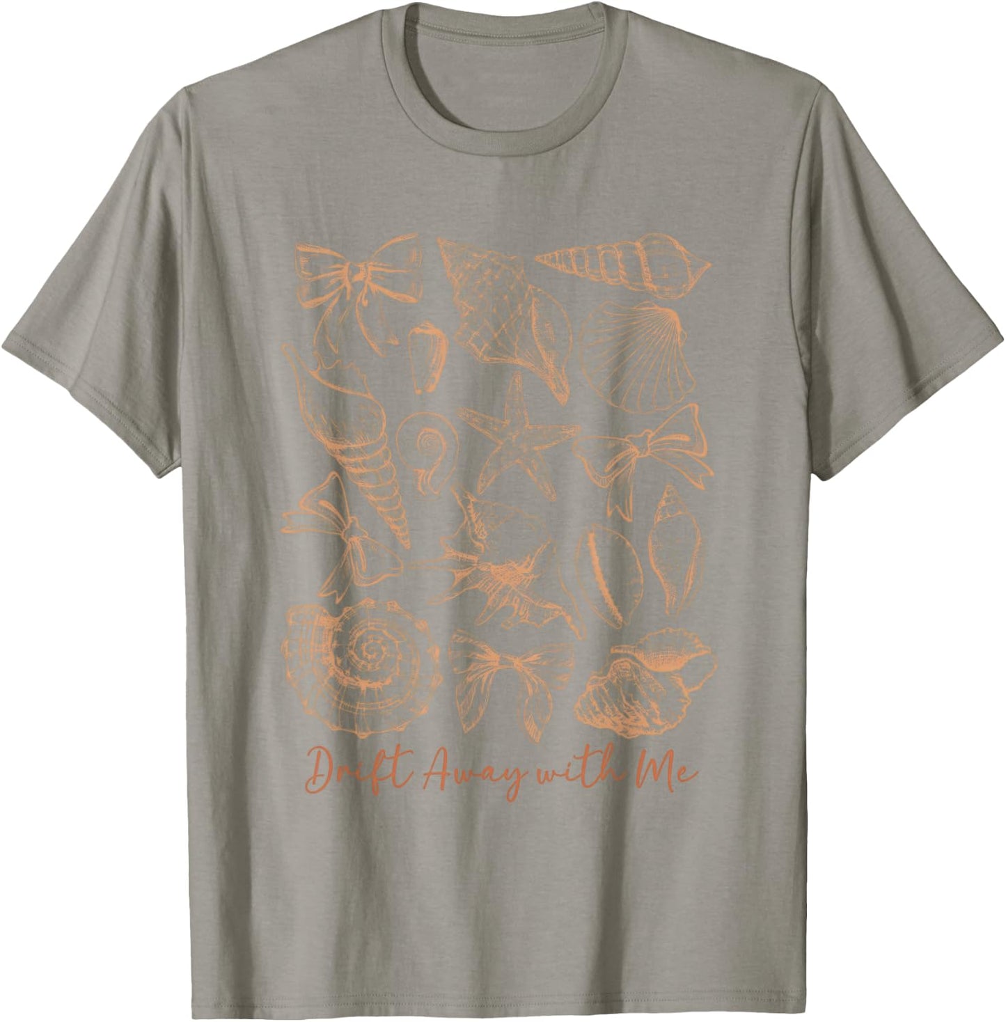 Coquillages et nœuds Drift Away with Me - Thème océan côtier T-Shirt - T-Shirt | Sand